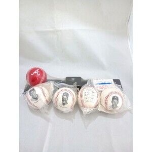 Chevron Team Stars Set Atlanta Braves Avery Mcgriff Blauser Autographed Ball